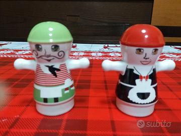 Saliera e Pepiera Brandani in ceramica