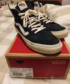 Vans hi 40 . 5 blu pelle scamosciata