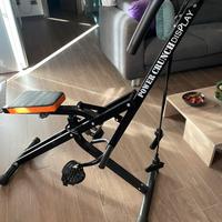 Panca power crunch allenamento