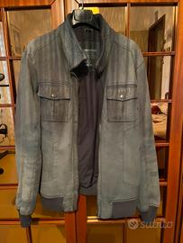 Giubbotto Ecopelle grigio Jack & Jones tg L