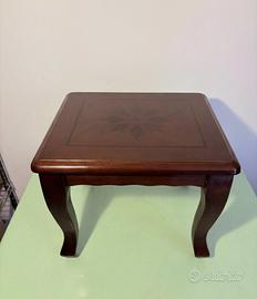 Sgabello in legno vintage del 1980