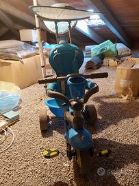 Triciclo smart trike azzurro
