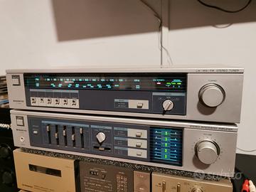 🎵Sanyo amplificatore e radio 