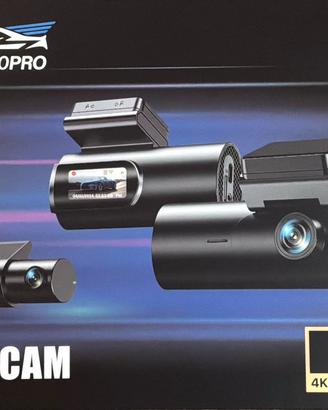 Dashcam GKU D600 Pro 4K fronte e retro