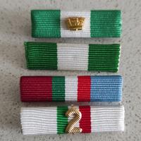 Nastrini , da petto, medaglie Italiane