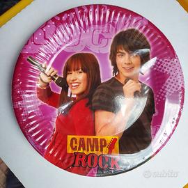 Lotto piatti di carta "Camp Rock" Disney