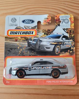Matchbox Ford police interceptor