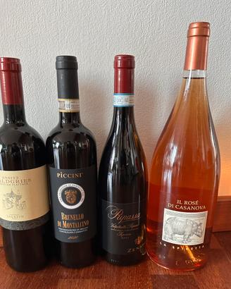 Vari vini pregiati