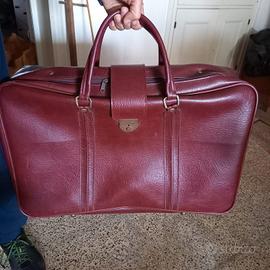 Valigia vintage in pelle
