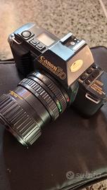 Canon T70 + obiettivo 35-70mm + flash + borsa