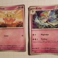 2 carte Pokemon KIRLIA FITTLE