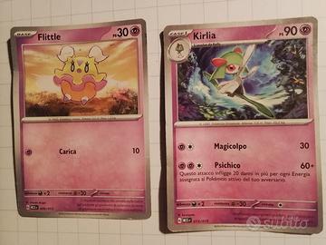 2 carte Pokemon KIRLIA FITTLE
