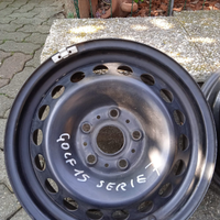Cerchi in ferro 15 Volkswagen Golf settima serie