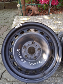 Cerchi in ferro 15 Volkswagen Golf settima serie