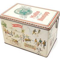 Scatola latta malto abate Kneipp con catenella