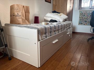 Struttura letto/divano 2 cassetti ikea Brimnes