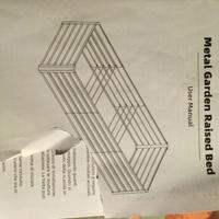 Fioriera rialzata da giardino