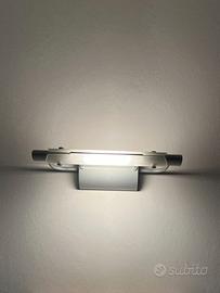 5 lampade applique satinate, minimal industriale
