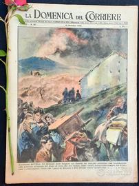 La Domenica del Corriere 10 dicembre 1950 Etna