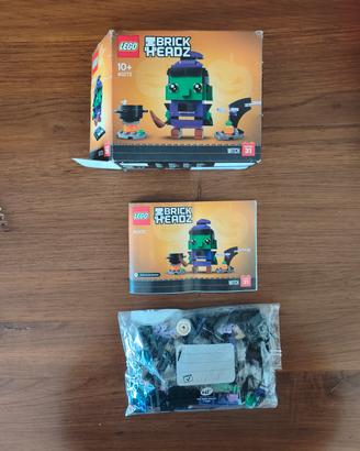 Set lego Brick Headz 40272 strega di Halloween 