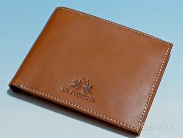 Portafoglio uomo LA MARTINA in pelle, nuovo