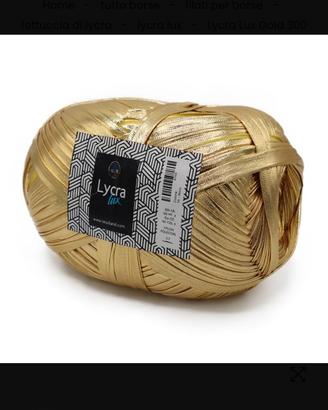 fettuccia in lycra oro