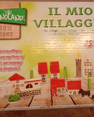 SET COSTRUZIONI IN LEGNO "LEGNOLAND"
