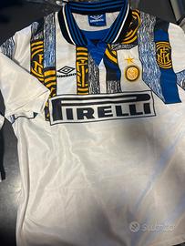 Maglia inter pirelli bianchi originale anni 90