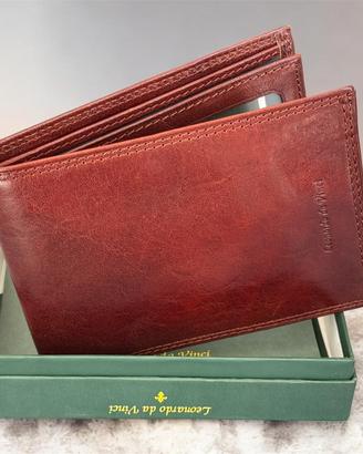 Portafoglio Artigianale Vera Pelle