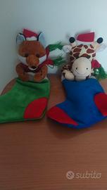 Calze della Befana con peluche 