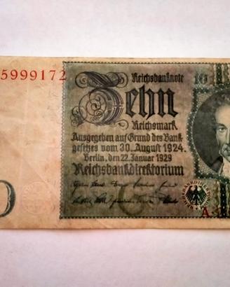 10 REICHMARK GERMANIA 1924