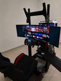 Postazione  Trak Racer Moza Simagic Roso Vpg
