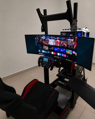 Postazione  Trak Racer Moza Simagic Roso Vpg