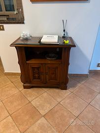Mobiletto in legno  da ingresso