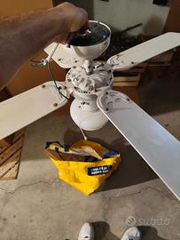 lampadario ventilatore 