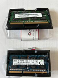 RAM da portatile 2 x 4 GB PC3L-12800S