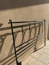 Testata letto matrimoniale in ferro battuto