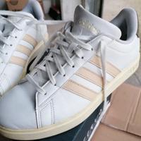 Adidas grand court 2.0 colore bianco/beige