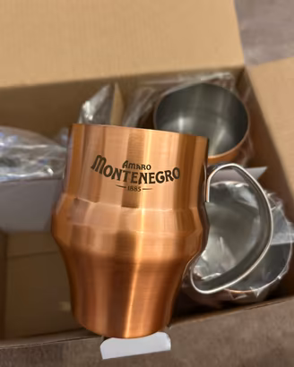 Bicchiere rame Mug  moscowmule amaro montenegro