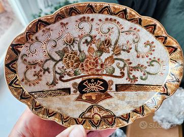 Piattino ovale ceramica Satsuma Lamart