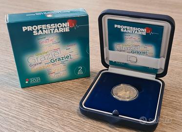 Moneta 2 euro Professioni Sanitarie Proof