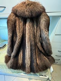Elegante pelliccia vintage in marmotta