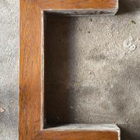 trave a C in legno x contorno camino 