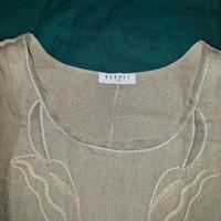 vestito lino verde salvia