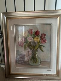 Quadro olio su tela pittore Felicita Fenaroli