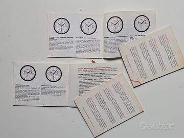 Libretti booklet Omega Speedmaster Seamaster