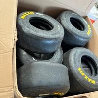 Gomme go kart  maxxis gialle