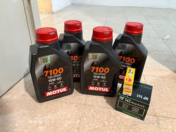 Kit tagliando Aprilia Dorsoduro Motul 15w50