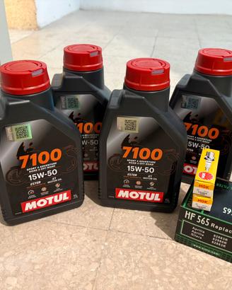 Kit tagliando Aprilia Dorsoduro Motul 15w50