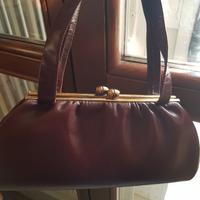 borsetta vintage pelle  anni  50